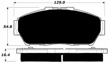 Porterfield Brake Pads for 1999 ACURA INTEGRA