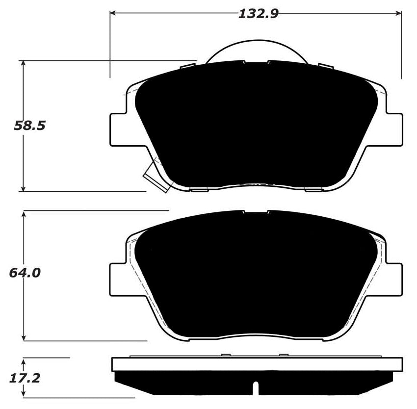 Porterfield Brake Pads for 2015 KIA Optima 2.4L w/EPB