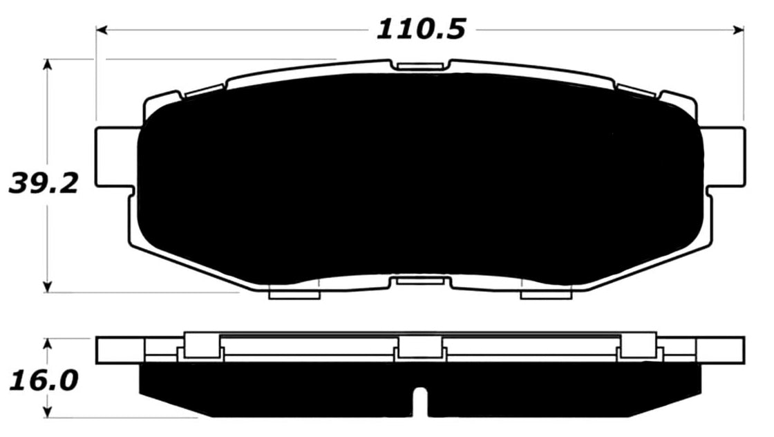 Porterfield Brake Pads for 2017 SUBARU FORESTER 2.0L