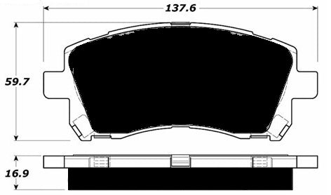 Porterfield Brake Pads for 1998 SUBARU FORESTER L