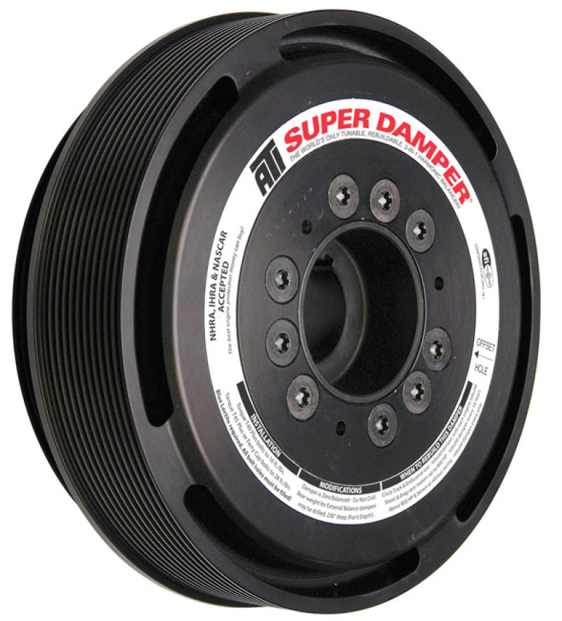 ATI Damper - 7.074in - ST - Chevy BB - Chrysler Front w/SC - 6 Bolt 24T HTD - 3 Ring - 2nd 1/4 Key ATI918874E