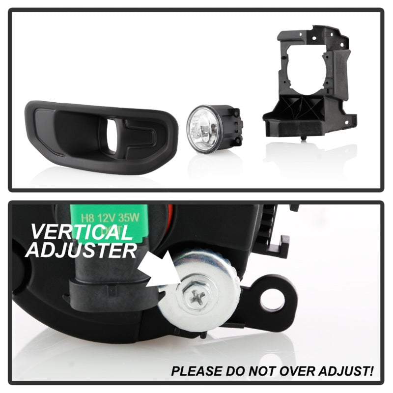 Spyder 19-20 Dodge Ram 1500 OEM Style Fog Lights w/Universal Switch- Clear (FL-DR19-C) 5086990