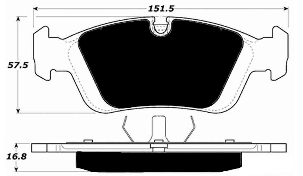 Porterfield Brake Pads for 1991 BMW 325 Series E36