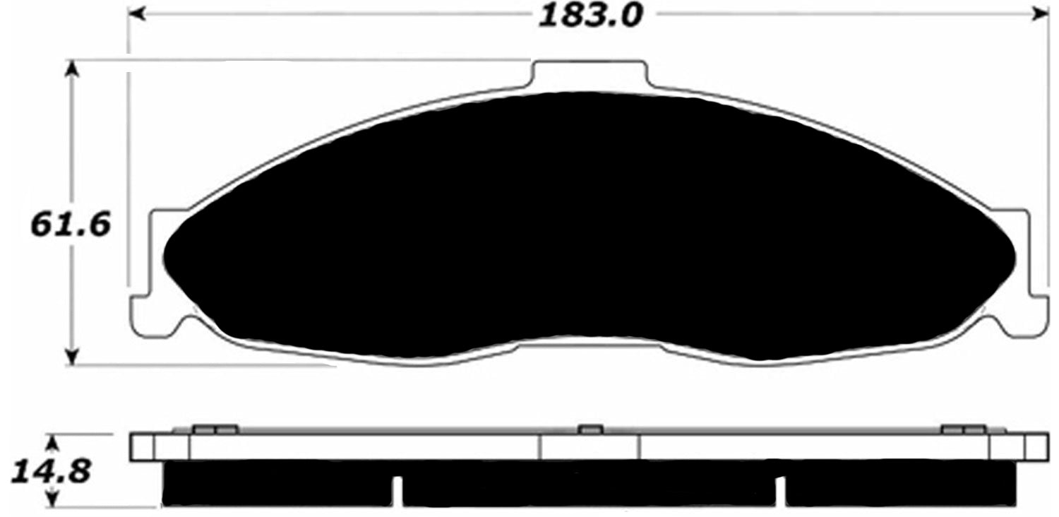 Porterfield Brake Pads for 1999 CHEVROLET CAMARO