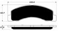 Porterfield Brake Pads for 1999 FORD F250 Pickup 3/4 Ton  4WD Super Duty