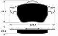 Porterfield Brake Pads for 1999 AUDI A6 - 16" Wheels