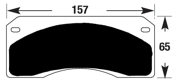 Porterfield Brake Pads for 1971 CHEVROLET CORVETTE Dual Pin
