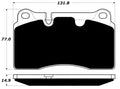 Porterfield Brake Pads for 2006 VOLKSWAGEN TOUAREG V6 3.6L w/330mm Front Discs