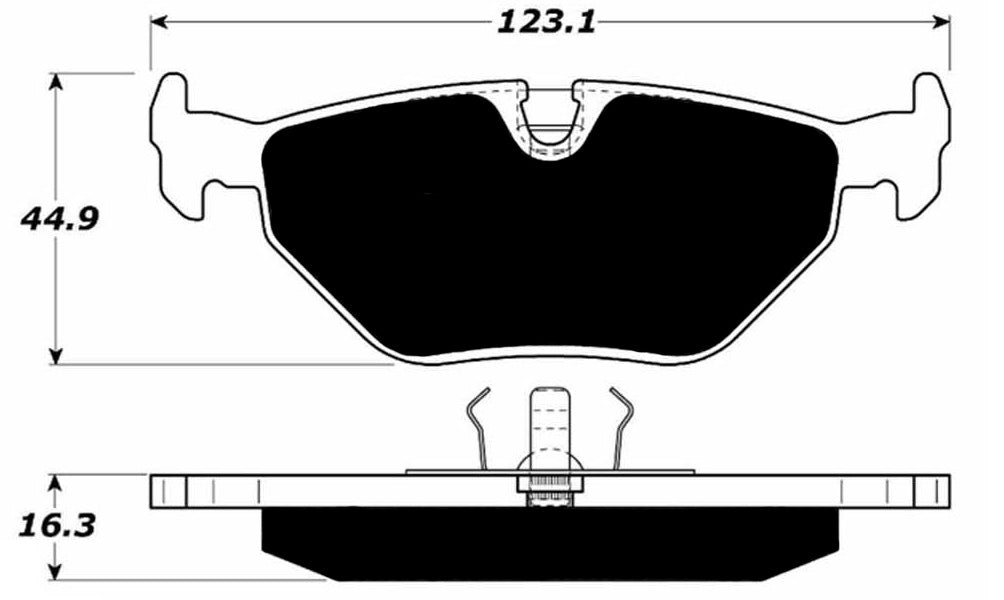 Porterfield Brake Pads for 1998 BMW 316