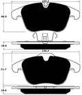 Porterfield Brake Pads for 2008 JAGUAR XK 8