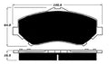 Porterfield Brake Pads for 2010 DODGE CARAVAN / GRAND CARAVAN
