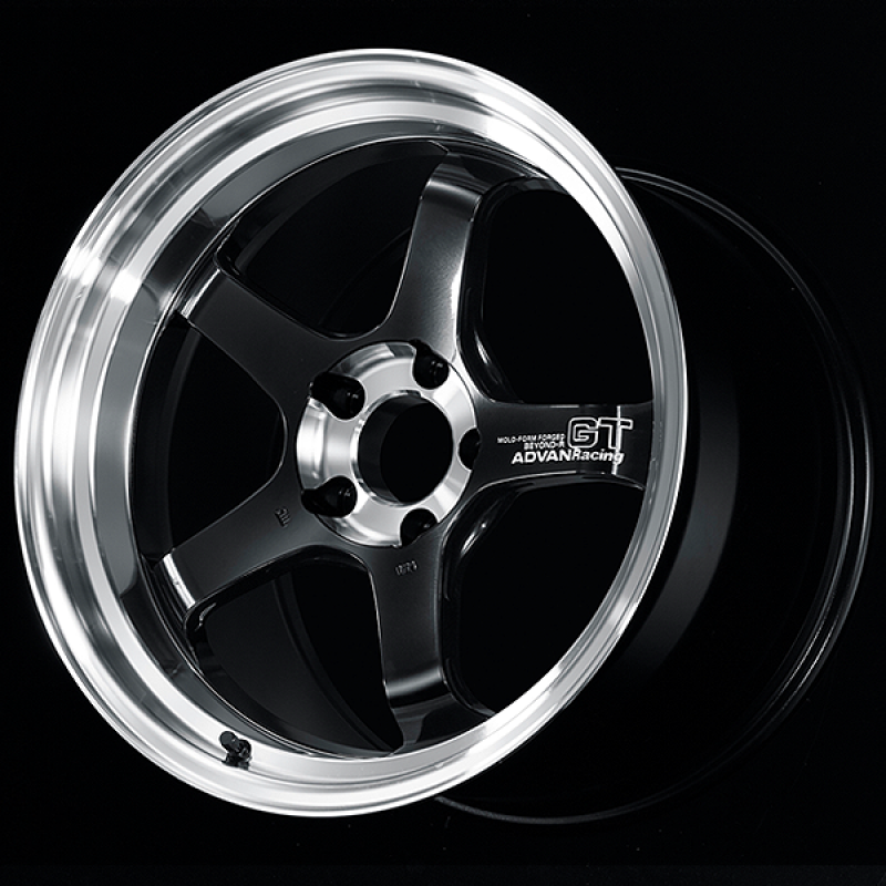 Advan GT Beyond-R 18X11.0 / +30 Off / 5x114.3 BC / 73mm Bore / Diamond Cut and Dark Platinum Black YAQC8M30EDPB