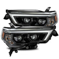 AlphaRex 14-20 Toyota 4Runner LUXX LED Proj Headlight Plank Style Alpha Blk w/Activ Light/Seq Signal 880720 *Discontinued