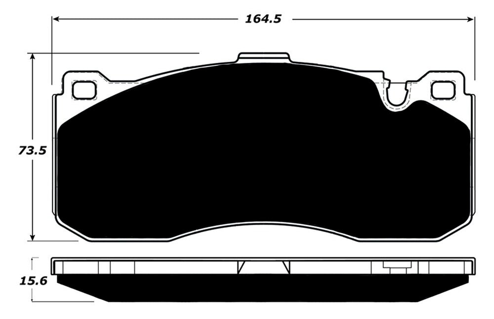 Porterfield Brake Pads for 2008 BMW 135i