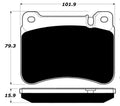 Porterfield Brake Pads for 2009 MERCEDES-BENZ SLK350