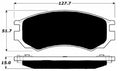 Porterfield Brake Pads for 1991 NISSAN NX Coupe SE w/o ABS