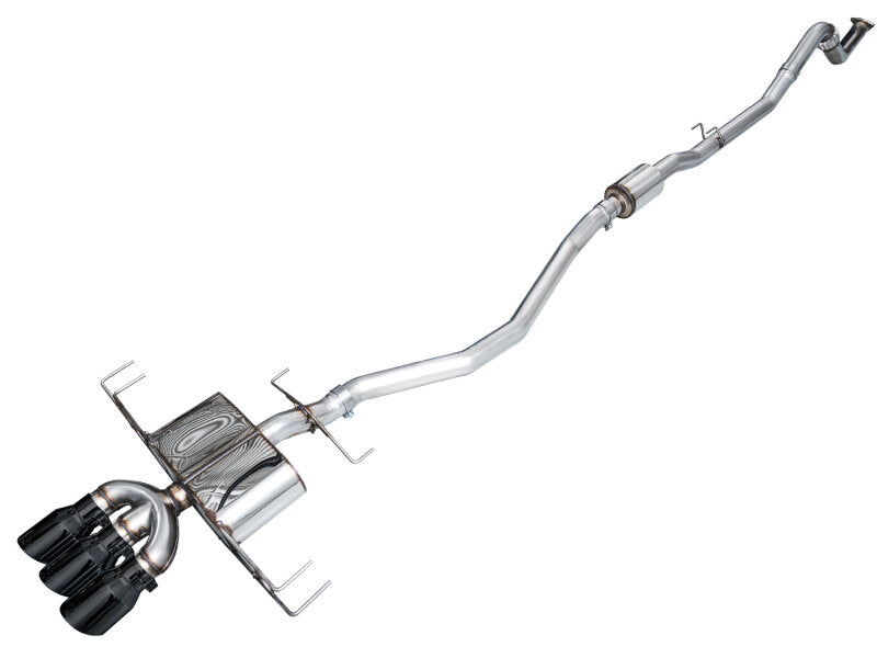 AWE Tuning 2024 Acura Integra Type S DE5 FWD Touring Edition Exhaust w/ Triple Diamond Black Tips 3015-53335