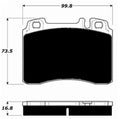 Porterfield Brake Pads for 1997 MERCEDES-BENZ C63 AMG
