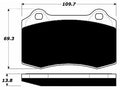 Porterfield Brake Pads for 2004 FERRARI 360 Spider