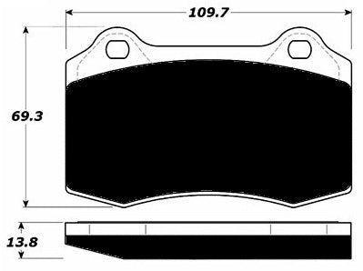 Porterfield Brake Pads for 2003 FERRARI 360 Spider
