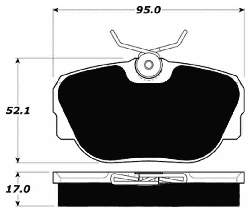 Porterfield Brake Pads for 1990 SAAB 900 Series