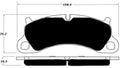 Porterfield Brake Pads for 2016 PORSCHE 911 GTS w/Iron Discs