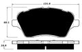 Porterfield Brake Pads for 2018 FORD FIESTA- Rear Disc