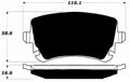 Porterfield Brake Pads for 2005 AUDI A6 Quattro - 4.2L V8