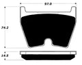 Porterfield Brake Pads for 2007 AUDI RS4