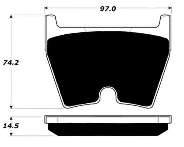 Porterfield Brake Pads for 2004 AUDI RS6