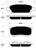 Porterfield Brake Pads for 2011 MITSUBISHI Lancer 2.0L