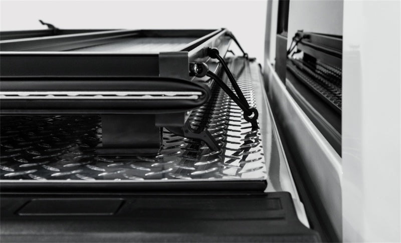 Access LOMAX Tri-Fold Cover Black Urethane 19+ Dodge Ram - 5ft 7in Bed (Except Classic - w/ RamBox) B3040059