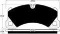 Porterfield Brake Pads for 2010 PORSCHE Cayenne w/410mm Front Rotor