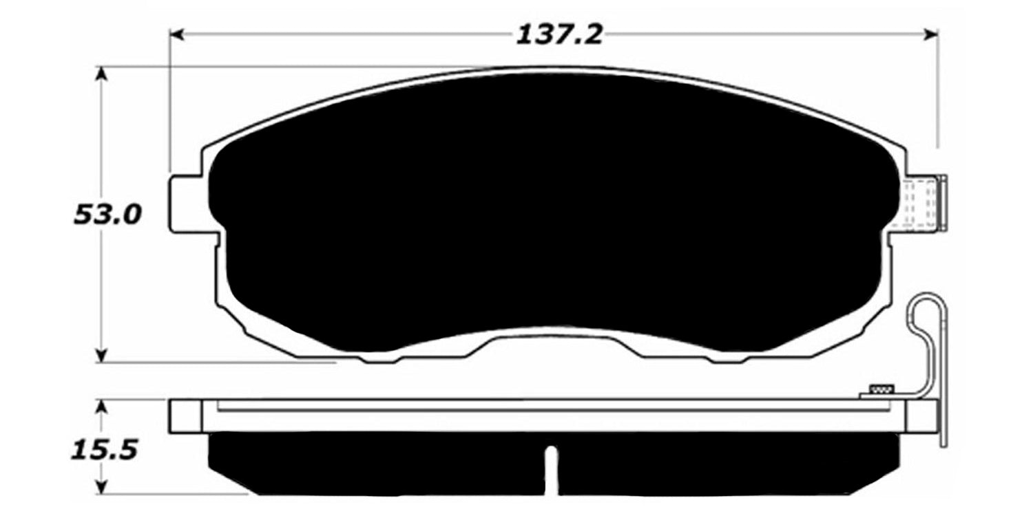 Porterfield Brake Pads for 2011 NISSAN SENTRA R/Drum