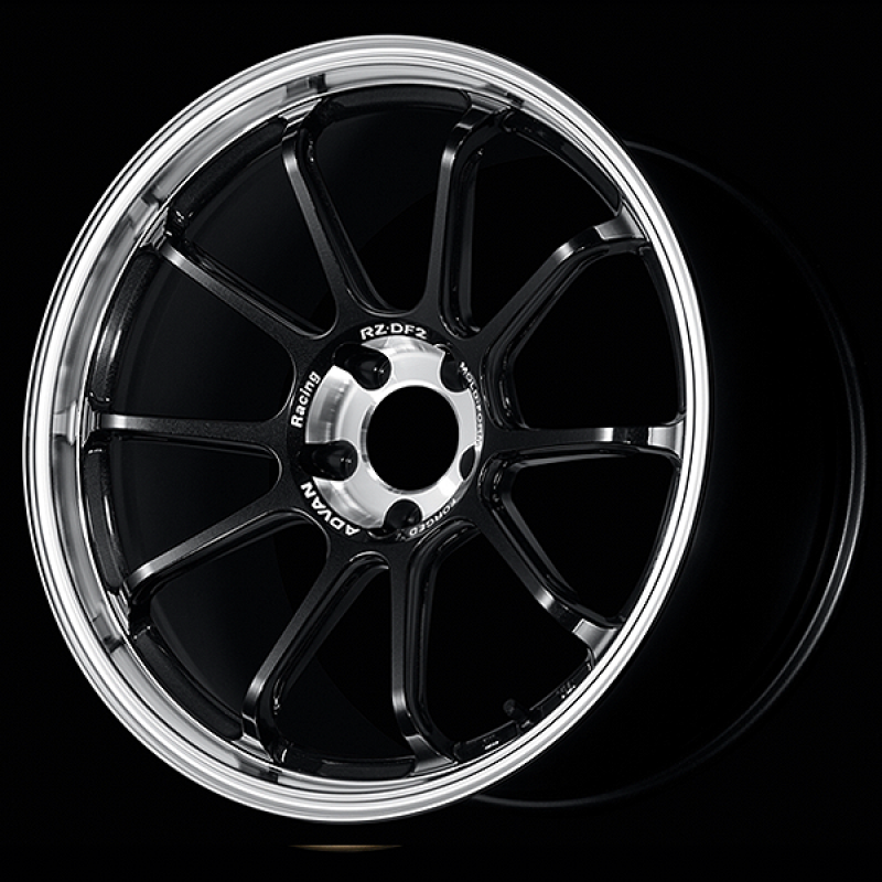 Advan RZ-DF2 20x10.5 / +24 Offset / 5x114.3 / 73mm Bore / Diamond Cut and Racing Titanium Black YAF0L24EDRTB