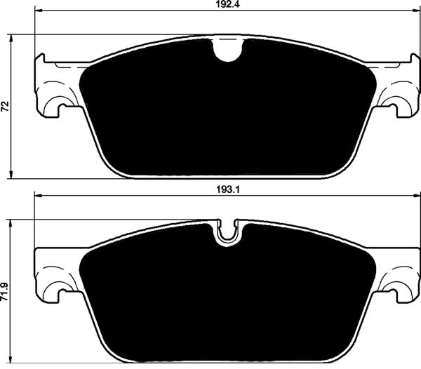 Porterfield Brake Pads for 2015 MERCEDES-BENZ ML250 ARMORED VEHICLE
