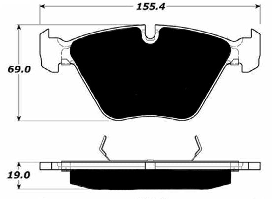 Porterfield Brake Pads for 2014 BMW X1 xDrive35i