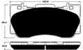 Porterfield Brake Pads for 2019 FORD Mustang EcoBoost Perf. Pkg