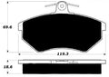 Porterfield Brake Pads for 1992 AUDI 80