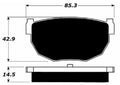 Porterfield Brake Pads for 1983 NISSAN 200SX R/Discs