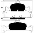 Porterfield Brake Pads for 2018 AUDI A4 - 338mm Front Disc