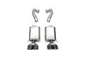 Corsa 06-13 Chevy Corvette C6 Z06 7.0L / 09-13 ZR1 6.2L Black PVD AxleBack Exhaust w/4.5in Twin Tips 21077BLK