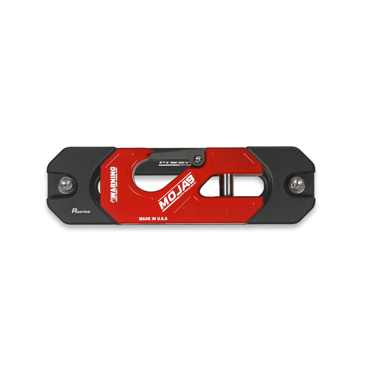 MOJAB OFFROAD aluminum recessed winch shackle with fairlead kit, designed for secure vehicle recovery and off-road use