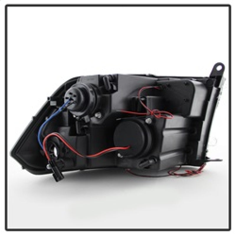 Spyder Dodge Ram 1500 09-14 10-14 Projector Headlights Halogen- LED Halo LED - Blk PRO-YD-DR09-HL-BK 5010032