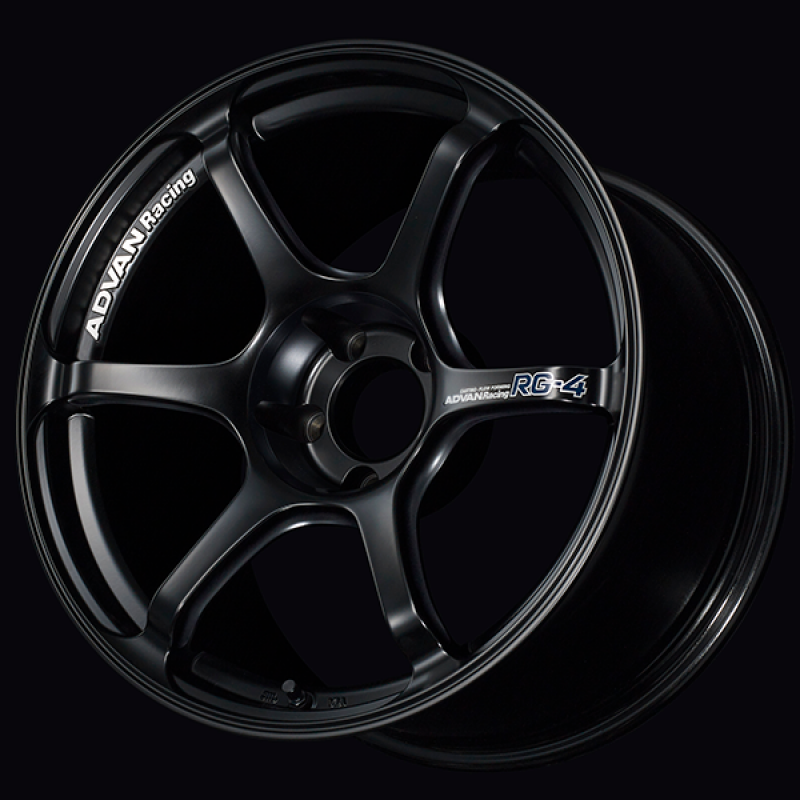 Advan RG-4 17x7.5 / +40 Offset / 5x112 / 66.5mm Bore / Semi Gloss Black YA47F40MSB