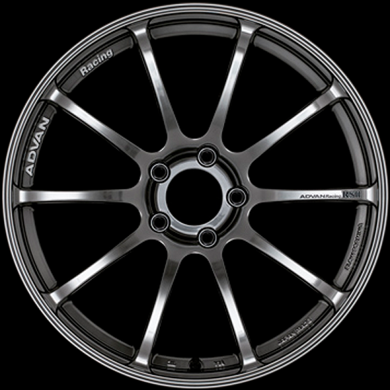 Advan RSII 17x9.5 / +25 Offset / 5x114.3 / 73mm Bore / Hyper Black YAP7J25EHB