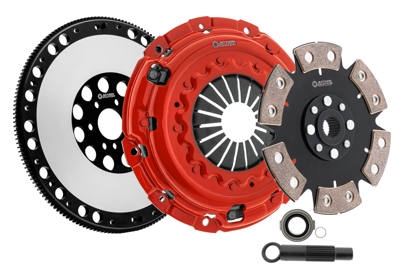 Action Clutch 96-99 BMW M3 3.2L (S52) Stage 6 Clutch Kit (2MD) w/Lightened Flywheel ACR-3363