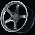 Advan GT for Porsche 19x9.5 / +40 Offset / 5x130 / 71.6mm Bore / Machining and Hyper Platinum Black YAQ9J40PMPB