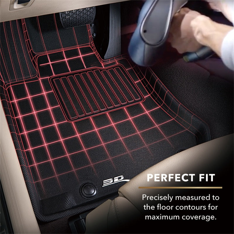 3D MAXpider 2016-2020 Chevrolet Malibu Kagu 2nd Row Floormats - Gray L1CH07721501