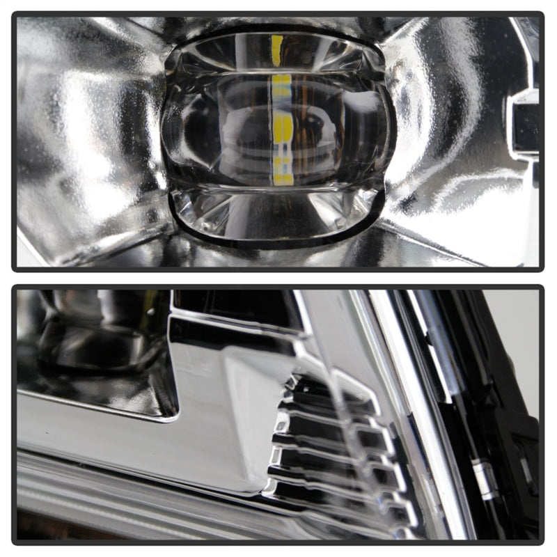 Spyder 19-20 Chevy Silverado 1500 OEM Style Full LED Fog Light w/Switch - Clear (Wont Fit RPO U12) 5086983